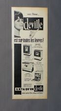 PUB PUBLICITE ANCIENNE ADVERT CLIPPING 140917 POÊLE CHAUDIERE DEVILLE CHARLEVILL
