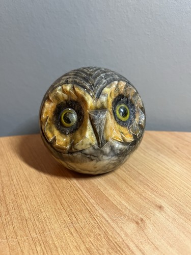 Ancienne sculpture hibou - ancienne,