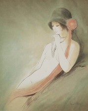 Bernard CHAROY : Portrait de Charlotte - Lithographie originale signée