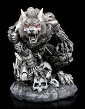 Steampunk Loup-Garou Figurine - Werewolf Lair - Gothique Statuette Déco Loup