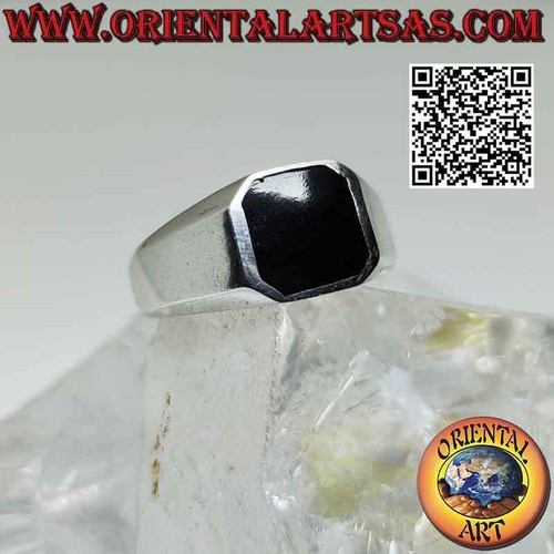 Bague argent 925 onyx - 925‰,