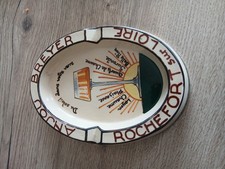 Rare Cendrier Publicitaire Vin Anjou Breyer Faïence De Malicorne /EMILE TESSIER