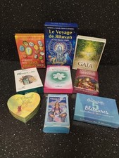 Lot De 9 Jeux De Cartes Oracle Divinatoires Tarot Indien Complet 