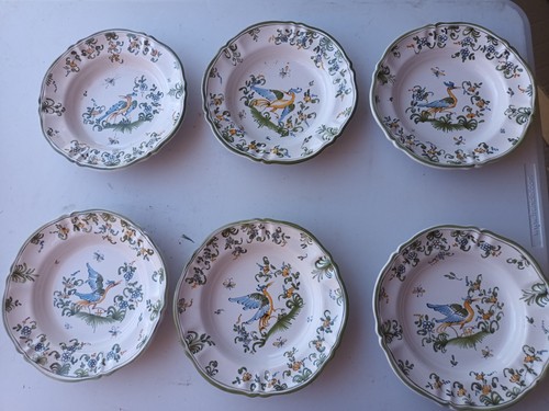 Lot assiettes creuses en - lot,6,