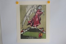 Lithographie originale Max HUNZIKER Noël 1945 Sia Frauenfeld (52961)
