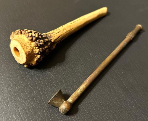 Ancienne pipe fumer - à,
