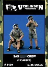 Verlinden - Équipage Jeep SAS (2 Fig) 1:35 (Art.1459) Kit De Modélisme