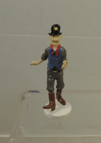 Tintin sheriff carte voeux - tintin,