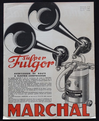 Publicité automobile marchal - publicité,