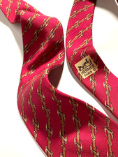HERMES VINTAGE ÉTRIERS D'ÉQUITATION CRAVATE BOUCLES ENCHAÎNÉES CEINTURES HAUT...