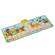 Tapis Musical pour Enfants Tapis de Jeu Piano Ferme Animale avec 10 Sons D'anim