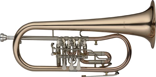 Cornet piston avec - piston,