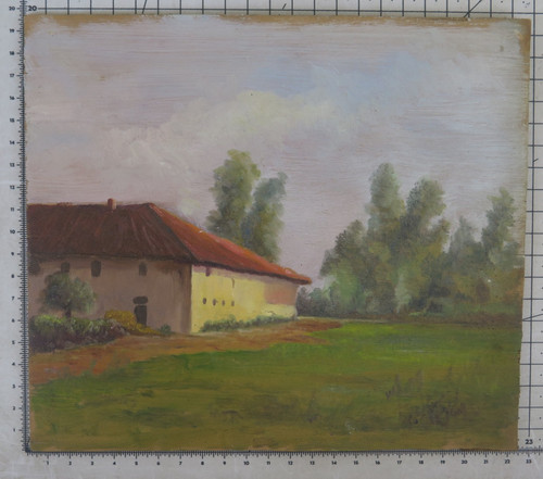 Ancienne peinture huile - peinture, À