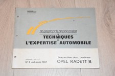 RTA Revue Technique Automobile Expertise automobile 6 Opel Kadett B 1967