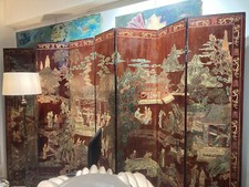 1 Paire Paravent Chinois • 8