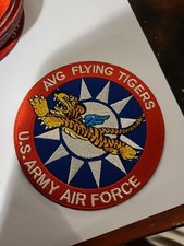 Patch Thermocollant Brodé Flying Tigers Us Rmy Air Force 10 Cm