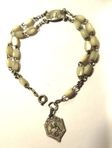 Dizainier ancien perles - dizainier,