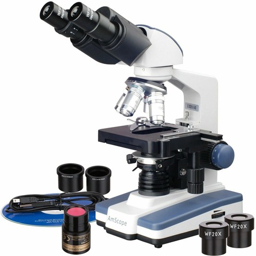 Amscope 40x 2000x jumelles - 40x-2000x, led