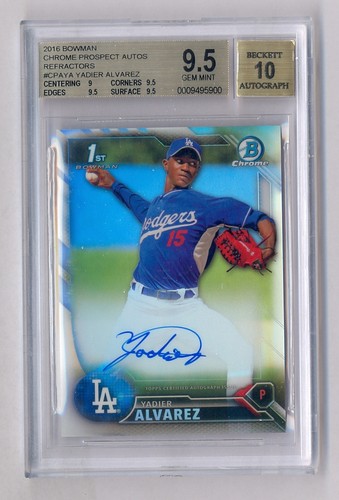 Yadier alvarez 2016 - 2016, bowman