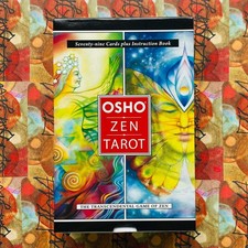 Osho Zen Tarot Deck Cartes Livre De Divination Ensemble US Systèmes NEU