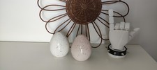 2 oeufs en faïence