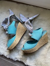 Chaussures À Talons Compensées À Noeuds San Marina / Taille 38 / Jamais Portées