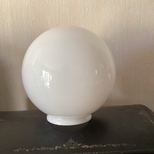 Globe En Opaline Blanc 20 Cm