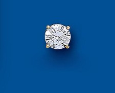 Boucles d'oreilles solitaire