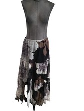 Superbe Jupe Longue Soie Chacok 36 Tbe