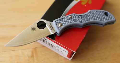 Spyderco ladybug super blue - spyderco,