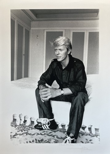 David bowie photo signée - david,