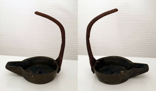 Ancienne lampe huile en - ancienne,