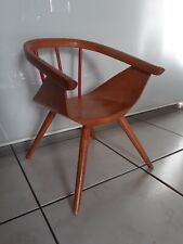 fauteuil chaise enfant vintage Baumann bois courbé 1960 1970 ancien design