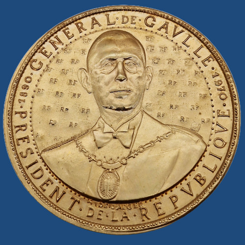 Médaille plaque portrait - médaille,