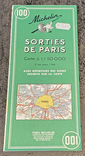 Carte michelin 100 - carte, n°
