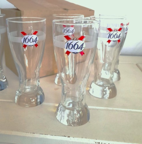 Verres bière 1664 pied - 3,