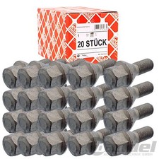 20x Febi Vis de Roue Acier