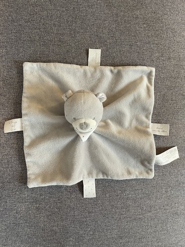Doudou plat ours - doudou, gris