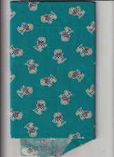 petit coupon de tissu chipie de 35 cm sur 70 cm