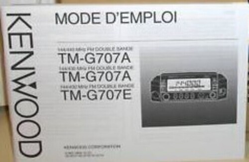 G707 kenwood manuel - tm-g707,