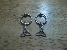 *PAIR* TRIQUETRA CELTIC