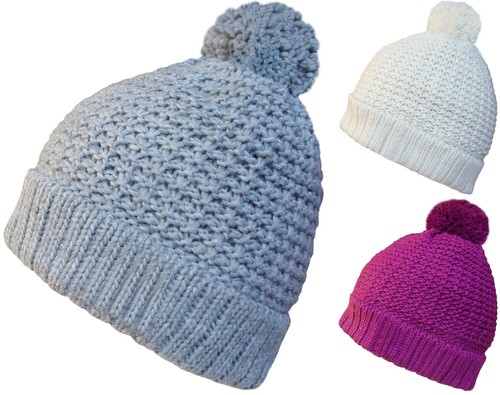 Hommes femmes pompom bonnet - hommes,