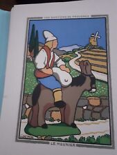 gravure sur bois D Andre Filippi peintre et imagier provençal du XX siècle.