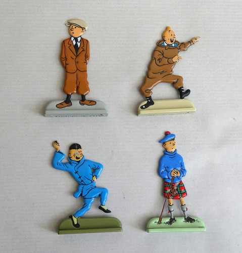 Lot figurines tintin - 4, en