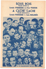 Partition pn ac 2 valses swing musette de Louis FERRARI, Gus VISEUR, Léo RELMÈS