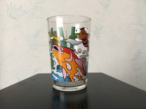 Ancien verre moutarde maya - moutarde,