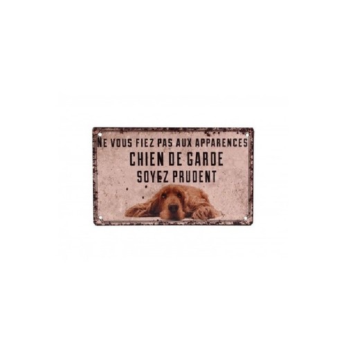 Plaque métal humoristique