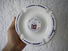 Ancien cendrier émaillé - ancien,