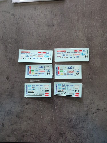 Decal peugeot 106 rallye - 1/43,