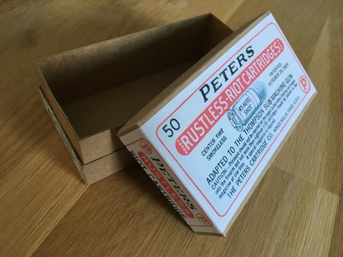Empty box peters rustless riot - box,